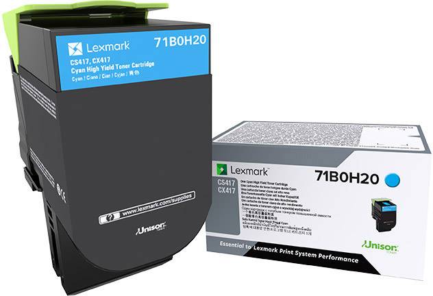 Lexmark Toner CS417 CX417 Original Cyan 3500 Seiten 71B0H20