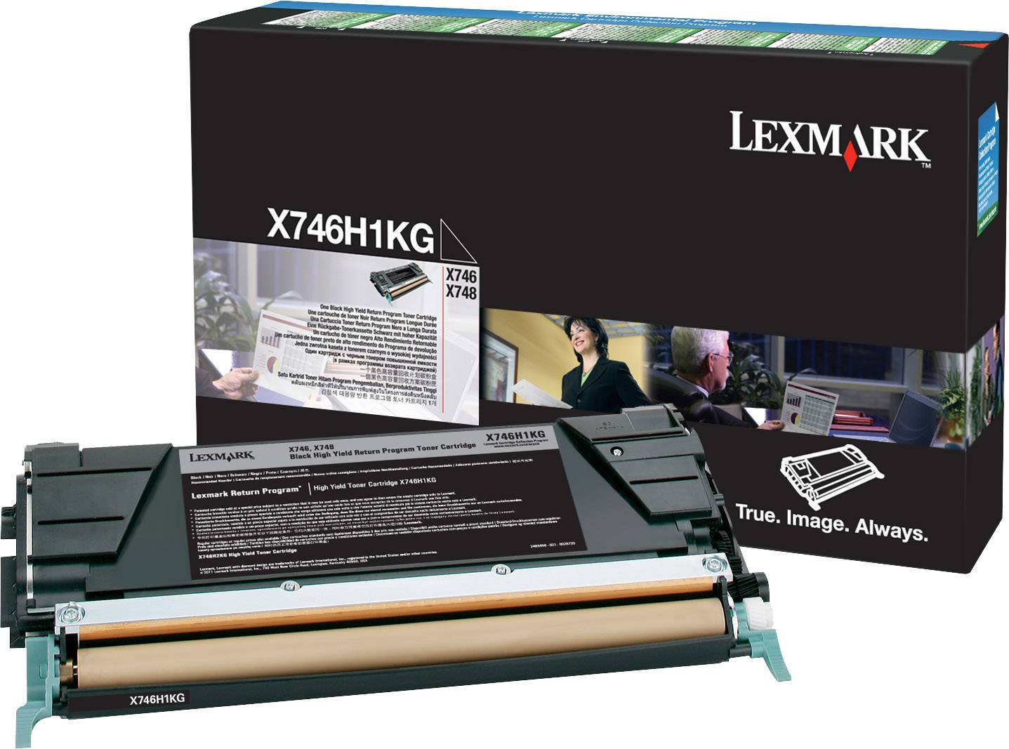 LEXMARK Schwarz Tonerpatrone LCCP, LRP