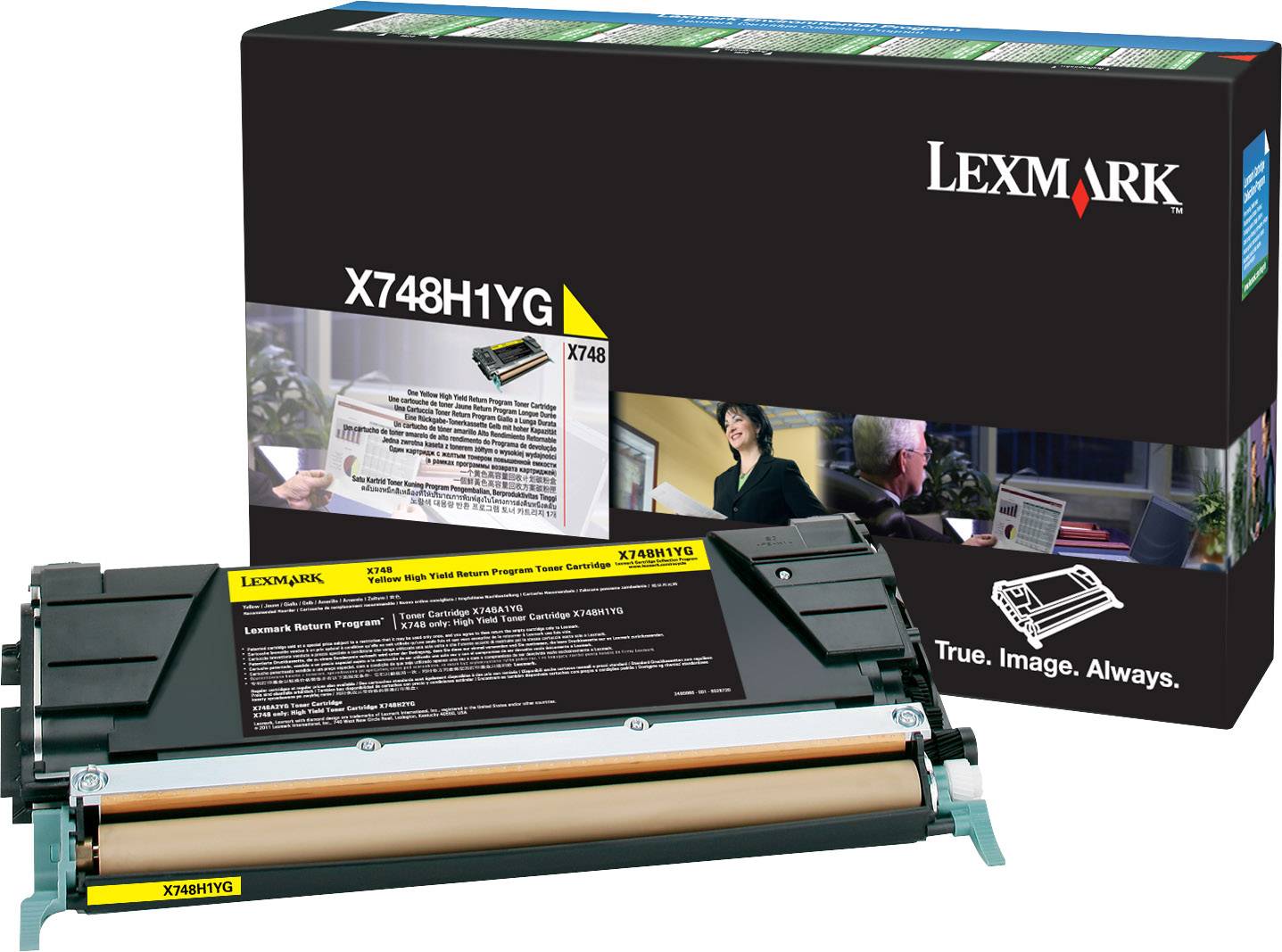 LEXMARK Gelb Tonerpatrone LCCP, LRP