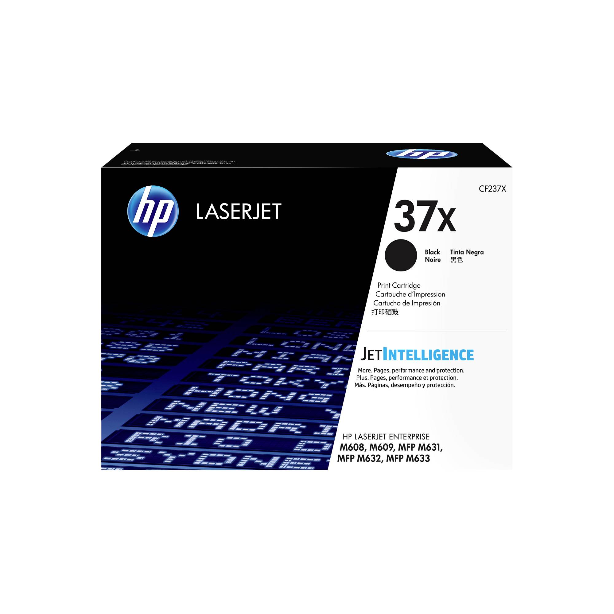 HP Toner 37X Original Schwarz 25000 Seiten CF237X