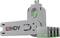 Gray Lindy USB-Stick mit entfernter Kappe und grünem Schalter, gezeigt in einem produktgestalteten Bild auf weißem Hintergrund.