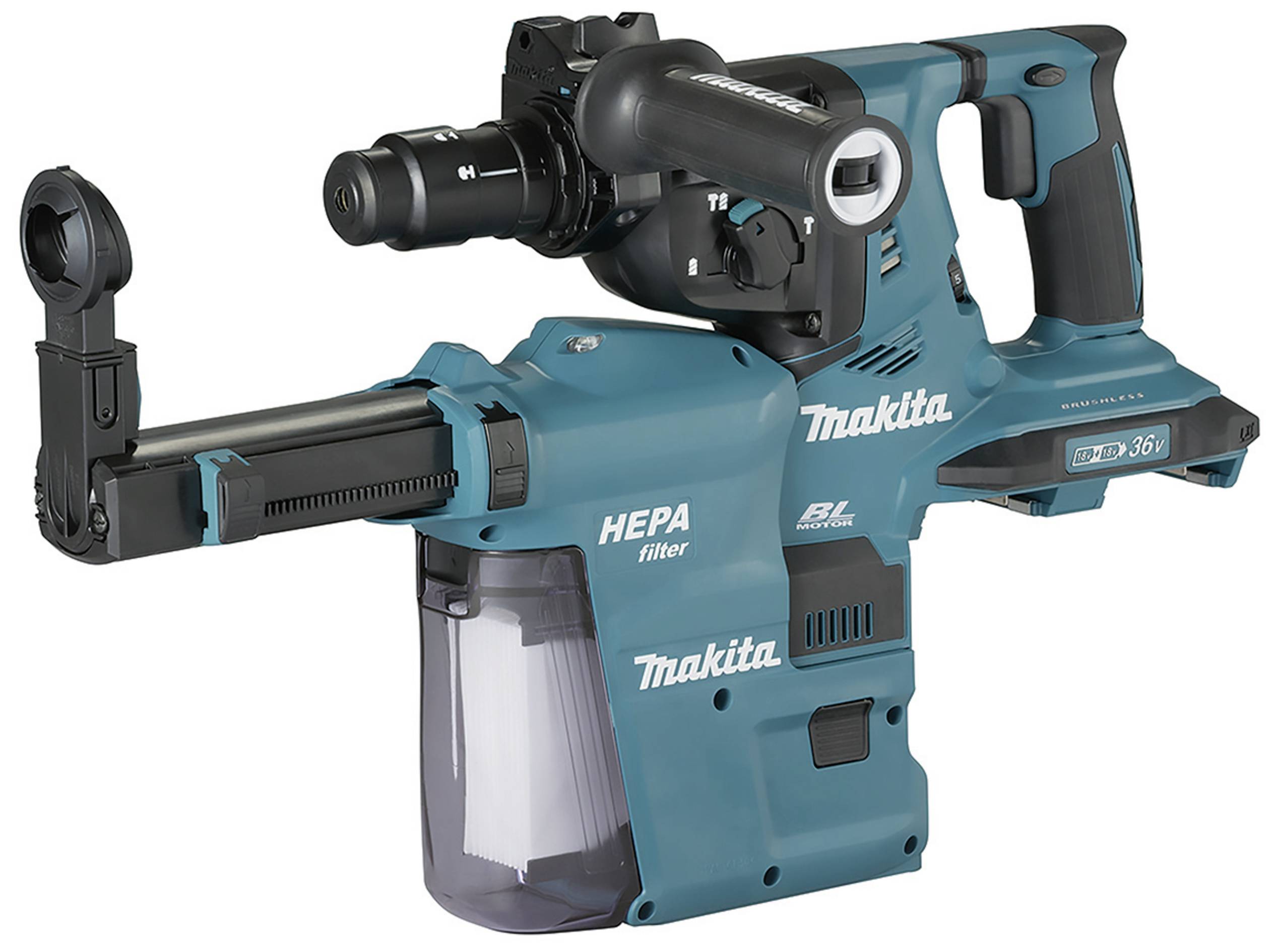 Makita DHR283ZWJU SDS-Plus-Akku-Kombihammer 18 V ohne Akku, ohne Ladegerät