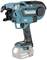 Ein kabelloser, blau-schwarzer Makita-Pressolierer mit Bürstenloser-Motor-Technologie und einem 18V Akku, ideal für Installation.