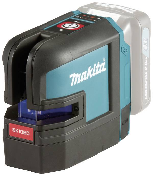 Makita SK105DZ Kreuzlinienlaser   Reichweite (max.): 25 m