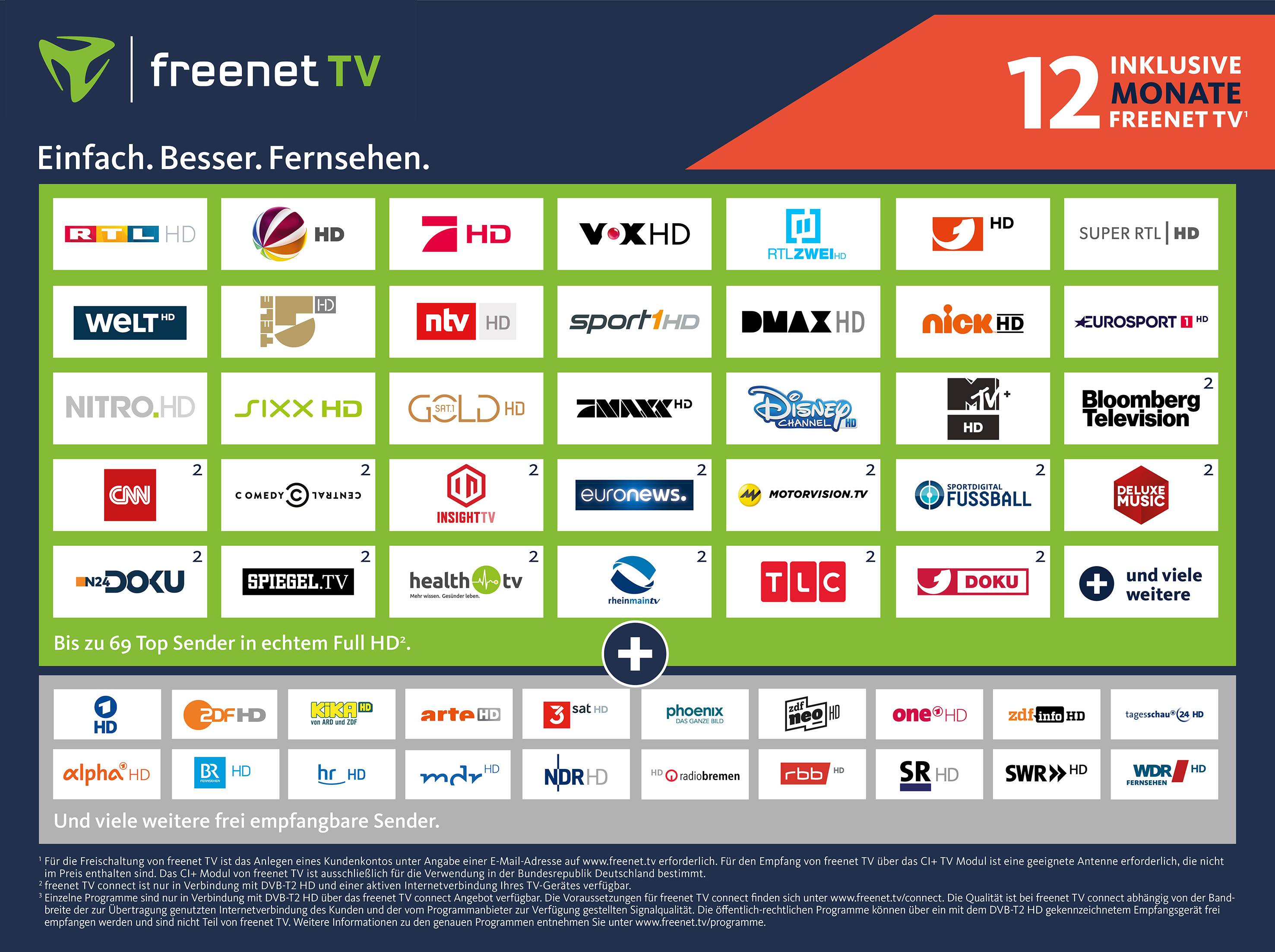 freenet TV CI+ Modul Vodafone/Kabel Deutschland, 12 Monate freenet TV-3