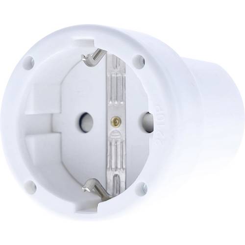 AS Schwabe 62224 Schutzkontaktkupplung PVC 230 V Weiß