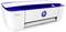 Ein weiß-blauer Multifunktionsdrucker mit HP-Logo, Modell HP Deskjet 3760, geeignet zum Drucken, Scannen und Kopieren.