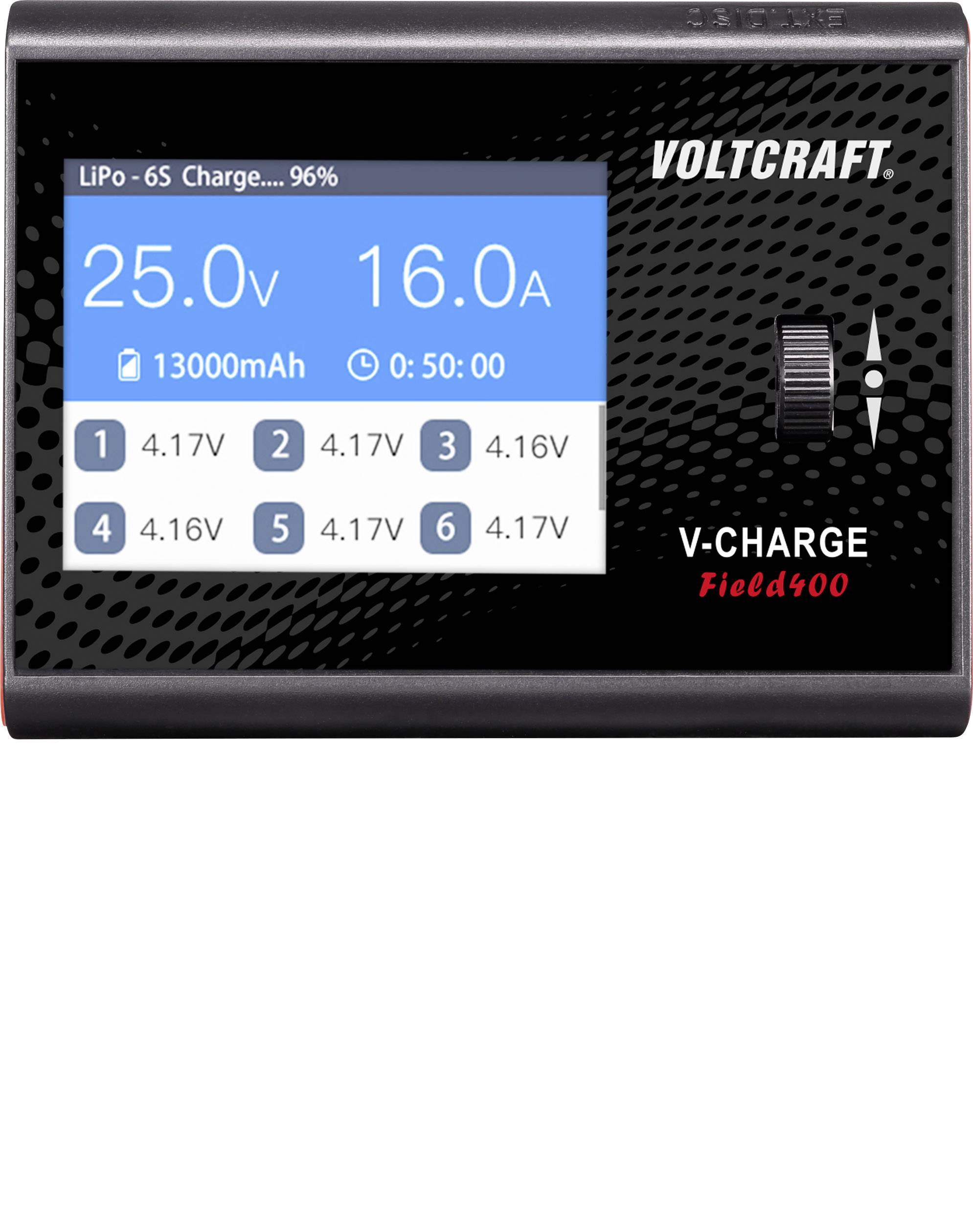 VOLTCRAFT V Charge Field 400 Modellbau ISDT T8 Modellbau Multifunktionsladegerät 12 V 30 A LiFePO