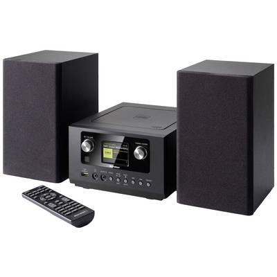 Karcher MC 6490DI Stereoanlage AUX, Bluetooth®, CD, DAB+, Internetradio, UKW, WLAN, USB,  2 x 5 W Schwarz