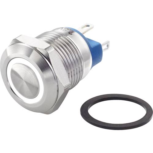 TRU COMPONENTS TC-7494664 TC-GQ12-AF-10E/J/W/12V/S Vandalismusgeschützter Drucktaster 48 V/DC 2 A 1 x Aus/(Ein) tastend ...