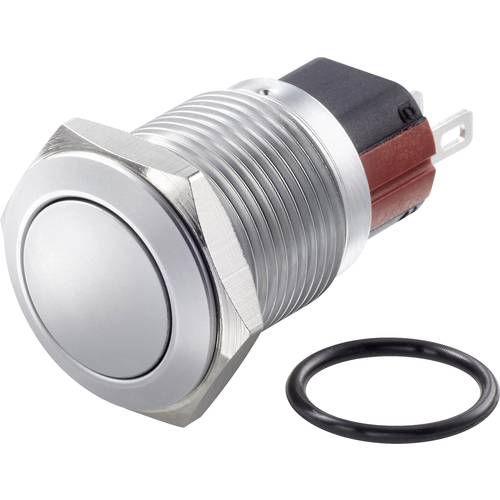 TRU COMPONENTS TC-7494708 TC-GQ16-KF-11Z/J/C Vandalismusgeschützter Drucktaster 48 V/DC 2 A 1 x Aus/Ein rastend IP65 1 S...