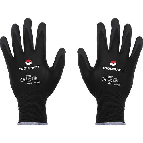 TOOLCRAFT TO-5621481 Polyamid, Nitril Arbeitshandschuh Größe (Handschuhe): 7 EN 388 CAT II 1 Paar