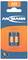 'ANSMANN A23 Alkaline 12V Batterien' in orange-blauer Verpackung, zwei Batterien sichtbar, symbolische Entsorgungshinweise unten links.