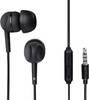 Thomson EAR3005BK In Ear Kopfhörer kabelgebunden Stereo Schwarz Noise Cancelling Headset Handy