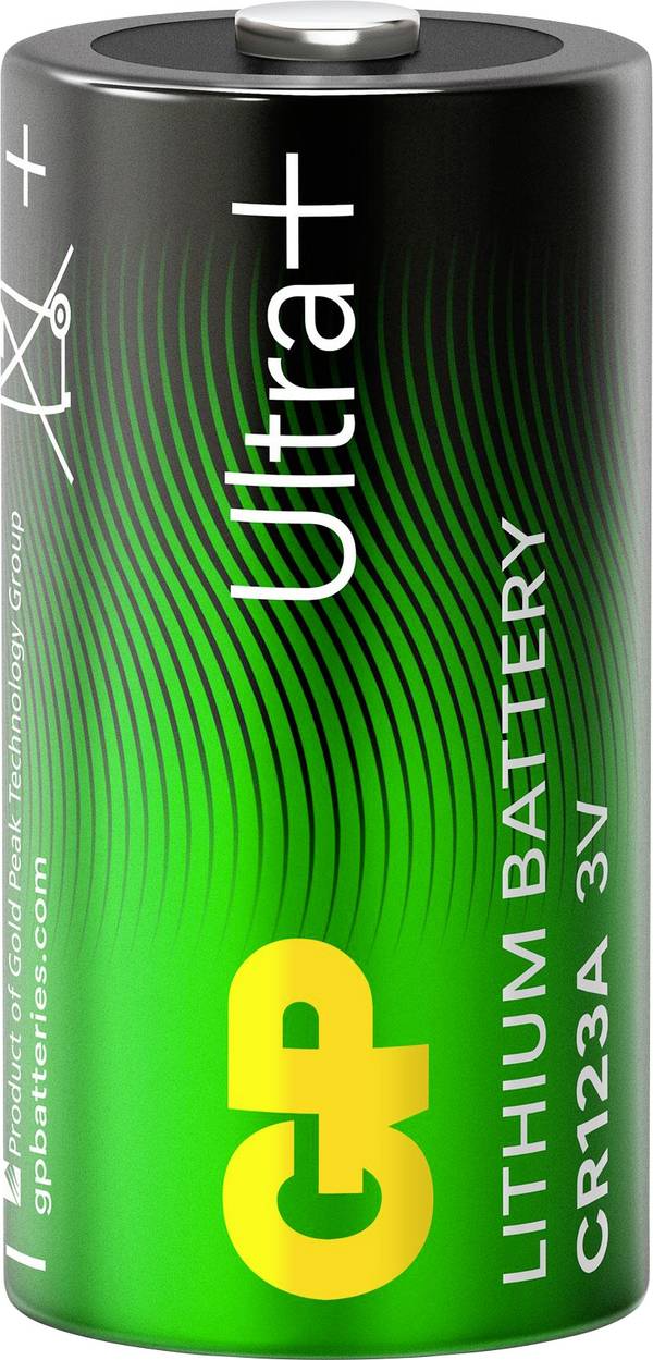 GP GPCR123APRO086C1 Fotobatterie CR123A Lithium 1400 mAh 3 V 1 St.