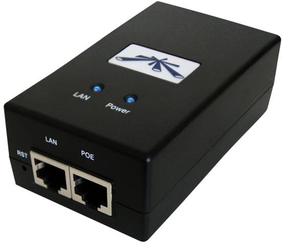 UBIQUITI NETWORKS Ubiquiti POE Injector, 24VDC, 24W, AF-5X