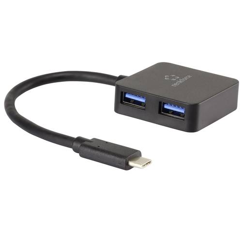 Thumbnail - Renkforce 4 Port USB 3.2 Gen 1-Hub (USB 3.0) Schwarz