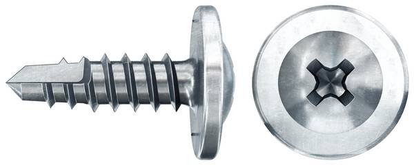 Fischer 40457 Profilverbindungsschrauben 4.2 mm 13 mm Kreuzschlitz Phillips Metall 1000 St.