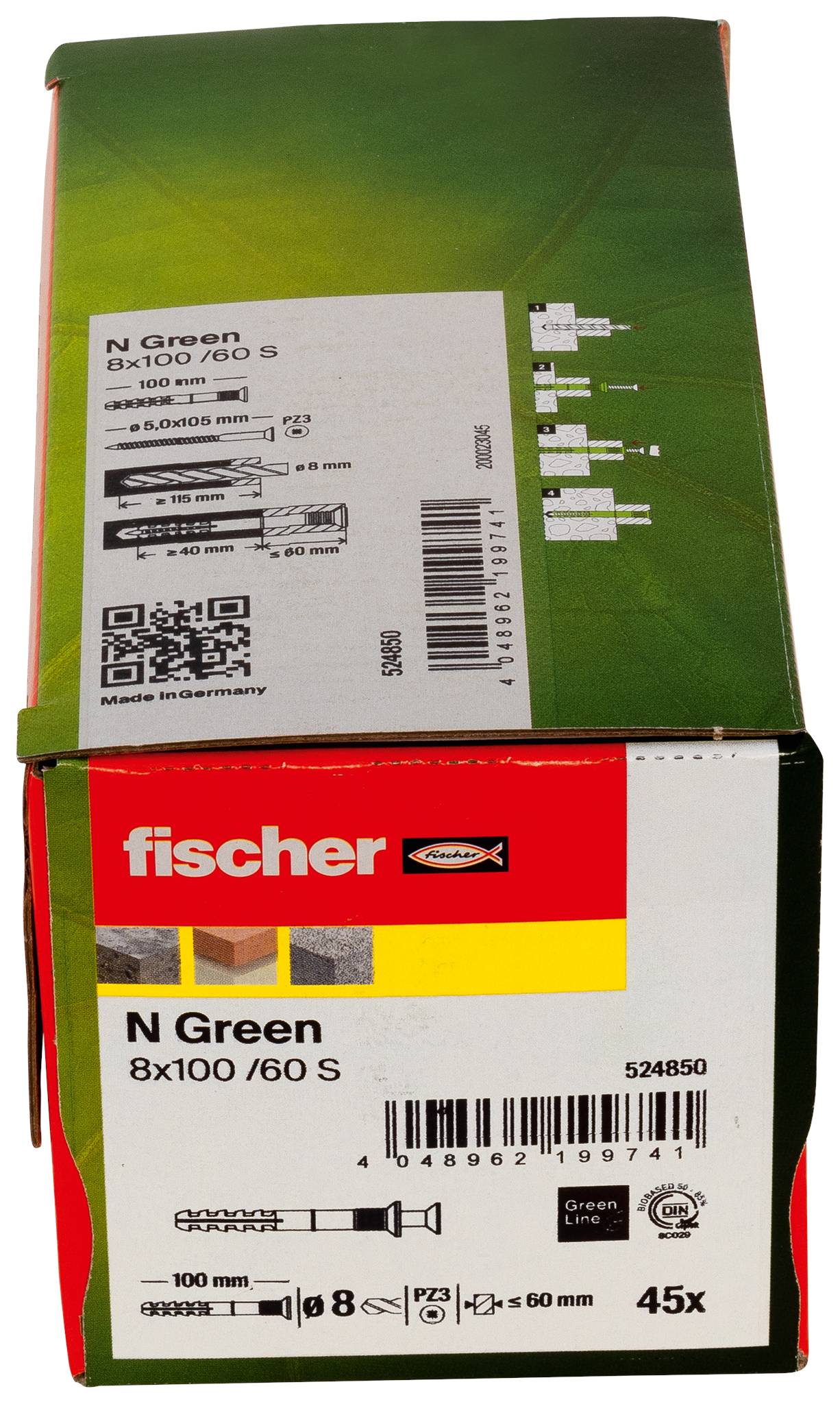 Fischer 524850 Nageldübel 100 mm 8 mm 45 St.-2