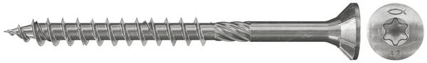 Fischer 657082 Senkkopfschraube 5 mm 45 mm Sechsrund galvanisch verzinkt 200 St.