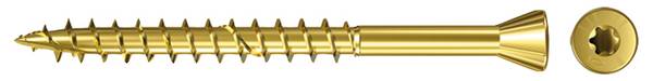 Fischer 660101  Dielenschrauben 3.5 mm 35 mm Sechsrund     galvanisch verzinkt 200 St.