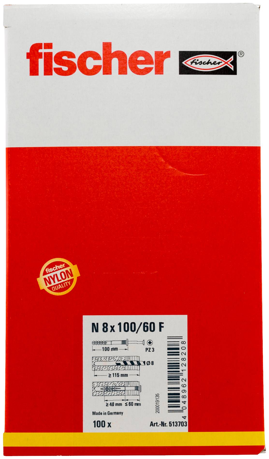 Fischer 513703 Nageldübel 100 mm 8 mm 100 St.-2