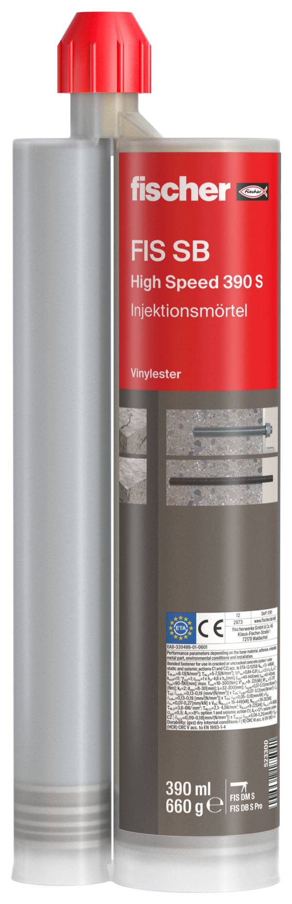 Fischer Mörtel FIS SB HS 390 S 523300 390 ml