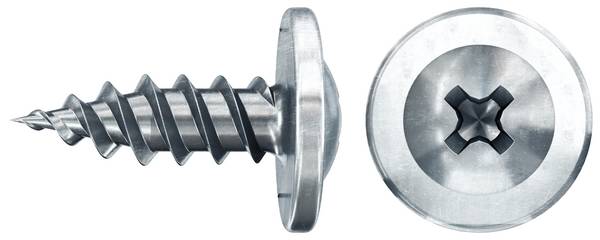 Fischer 40456 Profilverbindungsschrauben 4.2 mm 13 mm Kreuzschlitz Phillips Metall 1000 St.