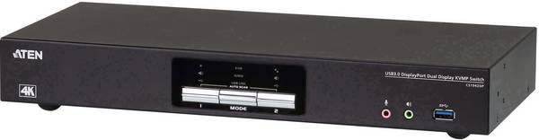 ATEN 2-port USB 3.0 4K displayPort Dual display KVMP Switch KVM-Umschalter 2-Port