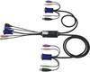 ATEN CS52A KVM-Switch 2-fach, Hybrid Petite, PS/2, USB, mit Audio