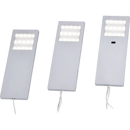 Thumbnail - Paul Neuhaus HELENA LED-Unterbauleuchte 3er Set LED LED fest eingebaut 6 W Warmweiß Aluminium