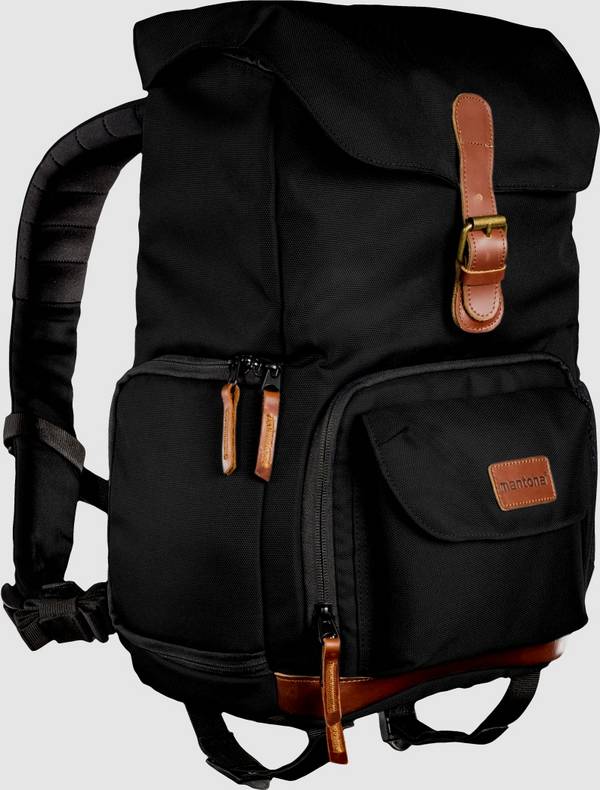 mantona Fotorucksack Luis junior schwarz Retro - RucksackTablet