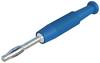 Hirschmann Test & Measurement MSTF 2 bl Lamellenstecker Stecker, gerade Stift-Ø: 2 mm Blau 1 St.