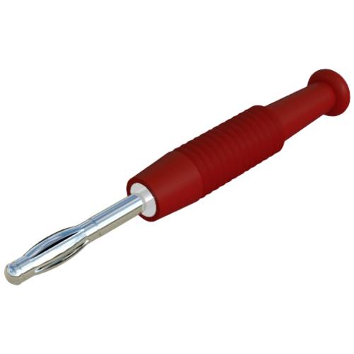 Hirschmann Test & Measurement MSTF 2 rt Lamellenstecker Stecker, gerade Stift-Ø: 2 mm Rot 1 St.