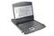 Ein Laptop mit geöffnetem Bildschirm zeigt eine Systemadministrationssoftware. Tastatur und Touchpad sind integriert.