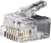 Klein Tools VDV826-600 Telefonstecker RJ11 6P6C VDV826-600 Polzahl Sensoren 6P6C Transparent 1 St.