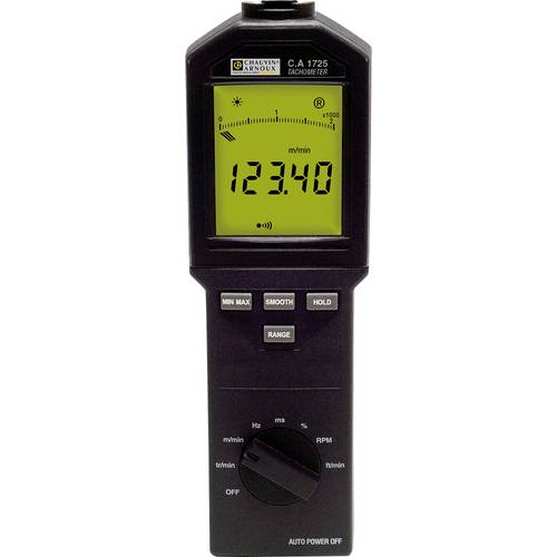 Chauvin Arnoux P01174810 Drehzahlmesser kalibriert (DAkkS-akkreditiertes Labor) mechanisch, optisch 10000 U/min (max) 60...