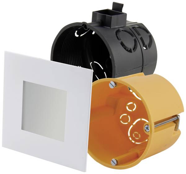 Heitronic 27632 4002940276329 LED-Einbauleuchte   LED LED fest eingebaut 2 W Weiß