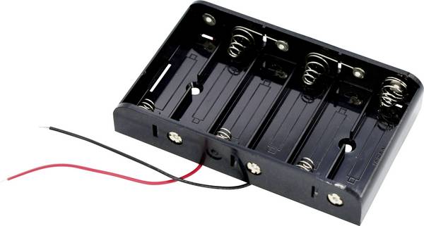Takachi MP36 Batteriehalter 6x Mignon (AA) Kabel (L x B x H) 91 x 56 x 16 mm