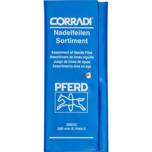 Thumbnail - PFERD TOOLS 12316102 CORRADI-Nadelfeilen-Set Schweizer Hieb 0 in PVC-Rolltasche Länge 200 mm 1 St.