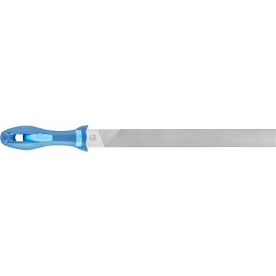 Ein blau-graues Cuttermesser mit ergonomischem Griff und stabiler Klinge.