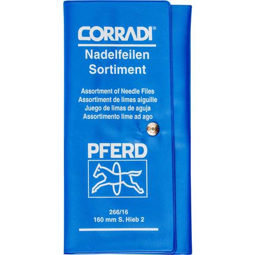 Thumbnail - PFERD TOOLS 12314084 CORRADI-Nadelfeilen-Set Schweizer Hieb 2 in PVC-Rolltasche Länge 160 mm 1 St.