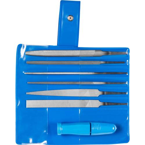 PFERD TOOLS 11702100 Schlüsselfeilen-Set Hieb 2 inkl. Schnellspannheft in Kunststofftasche Länge 100 mm 1 St.