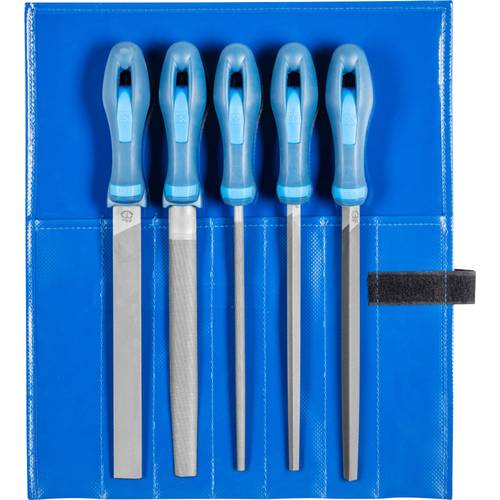 PFERD TOOLS 11800532 Werkstattfeilen-Set Hieb 2 in PVC-Rolltasche Länge 200 mm 1 St.
