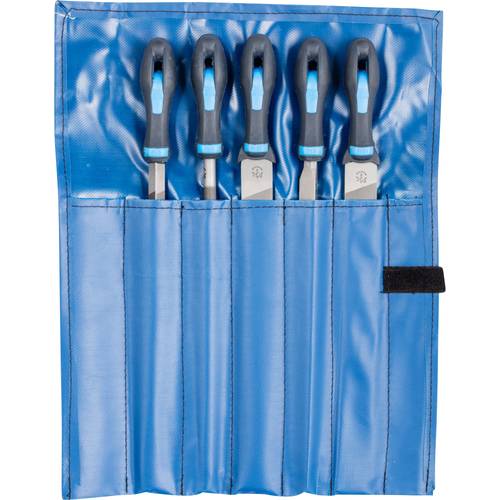 PFERD TOOLS 11800552 Werkstattfeilen-Set Hieb 2 in PVC-Rolltasche Länge 300 mm 1 St.