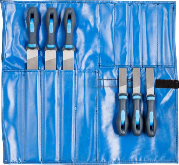 PFERD TOOLS 11800555 Werkstattfeilen-Set verschiedene Hiebe in PVC-Rolltasche  Länge 300 mm 1 St.
