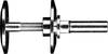PFERD TOOLS 42400012 Werkzeughalter für POLINOX-Schleifräder BO 12/20 10-50 1 St.
