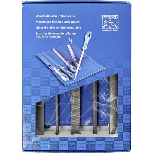 PFERD TOOLS 11801520 Werkstattfeilen-Set verschiedene Hiebe in PVC-Rolltasche inkl. Umkarton Länge 200 mm 1 St.