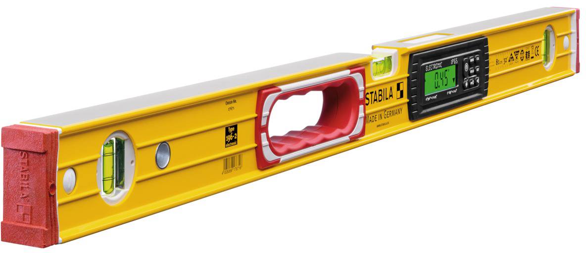 Stabila TECH 196 electronic IP 65 17673 Digitale Wasserwaage inkl. Tasche 122 cm 0.50 mm/m-1