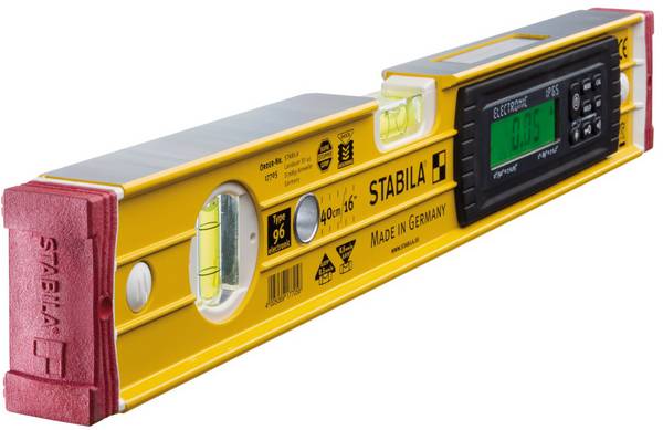 Stabila TECH 196 electronic IP 65 17705 Digitale Wasserwaage 40 cm